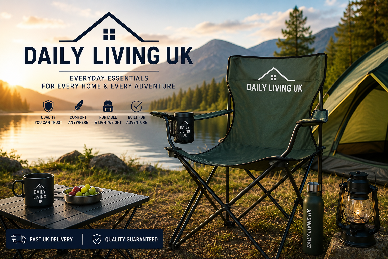 Camping Chairs UK | Folding Outdoor Chairs & Portable Seating – Daily Living UK