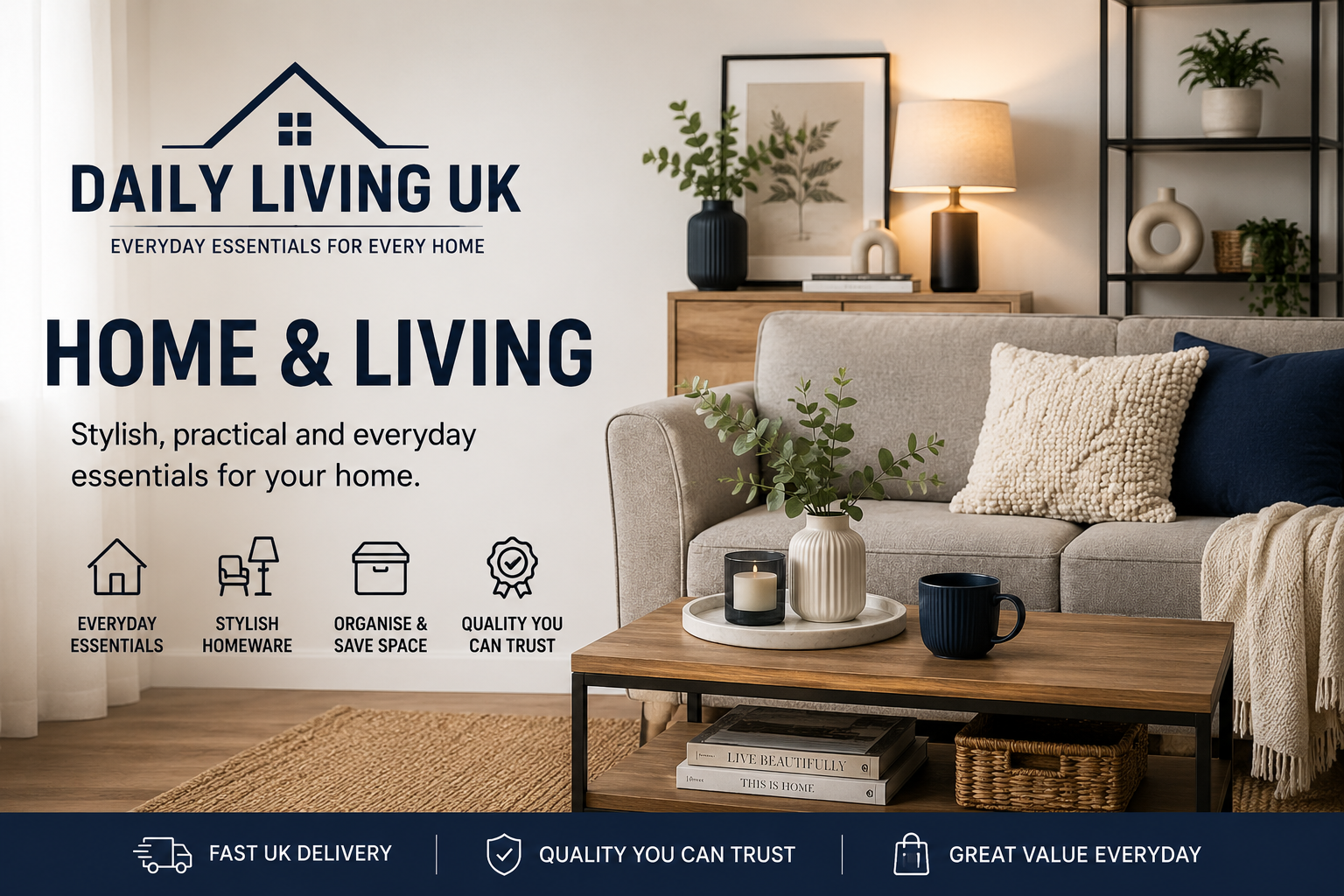 Home & Living Essentials UK | Homeware, Storage & Everyday Products – Daily Living UK
