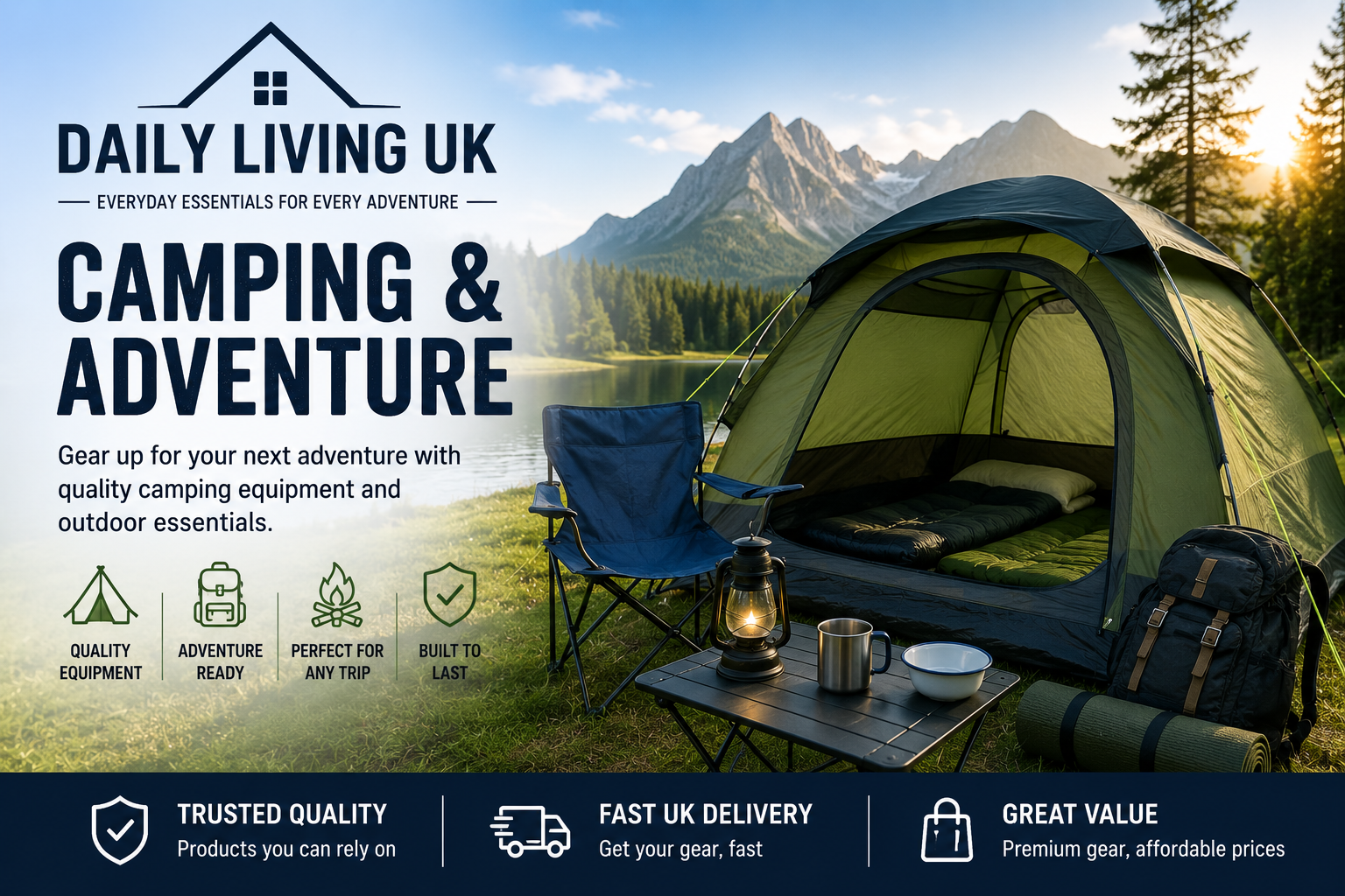 Camping Gear UK | Tents, Outdoor Equipment & Adventure Essentials – Daily Living UK