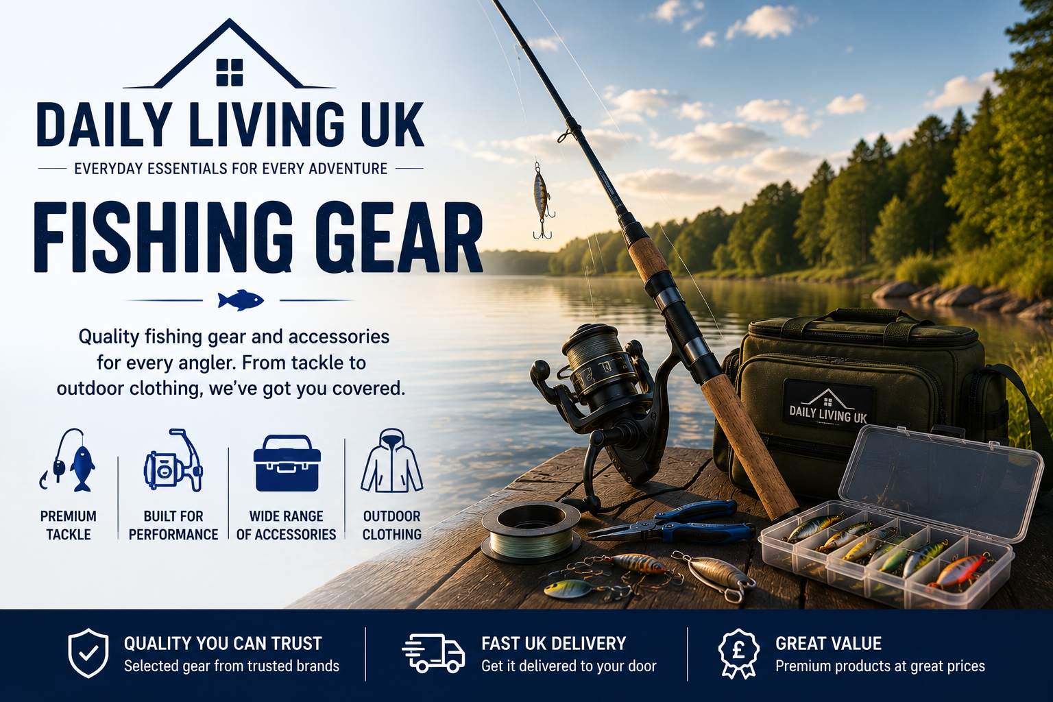 Fishing Gear UK | Fishing Tackle, Reels & Accessories – Daily Living UK