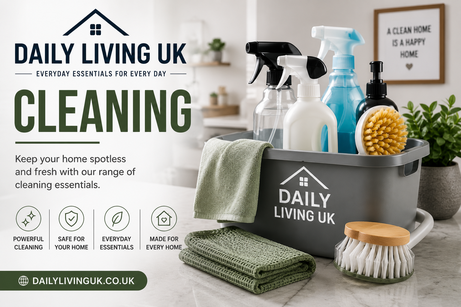 Cleaning Products UK | Home Cleaning Essentials & Accessories – Daily Living UK