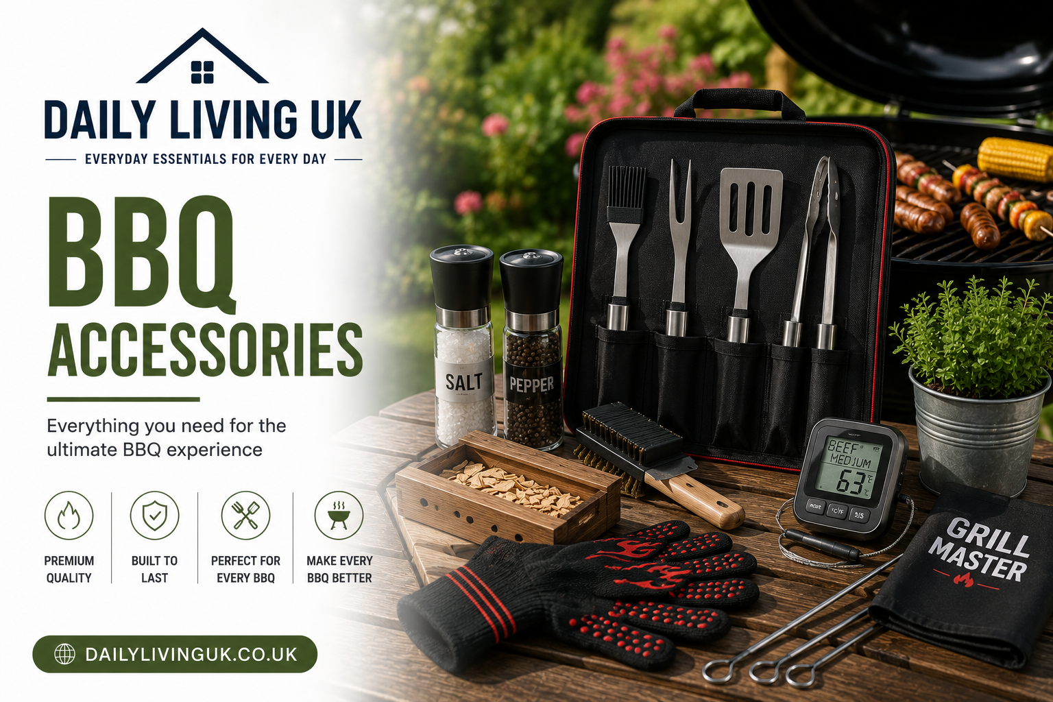 BBQ Accessories UK | Barbecue Tools & Outdoor Cooking – Daily Living UK