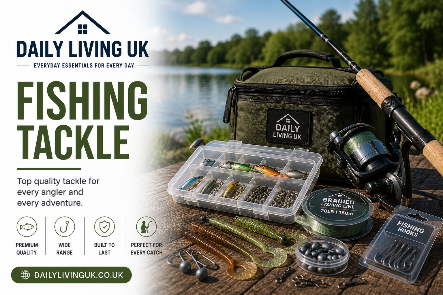 Fishing Tackle UK | Hooks, Bait & Fishing Supplies