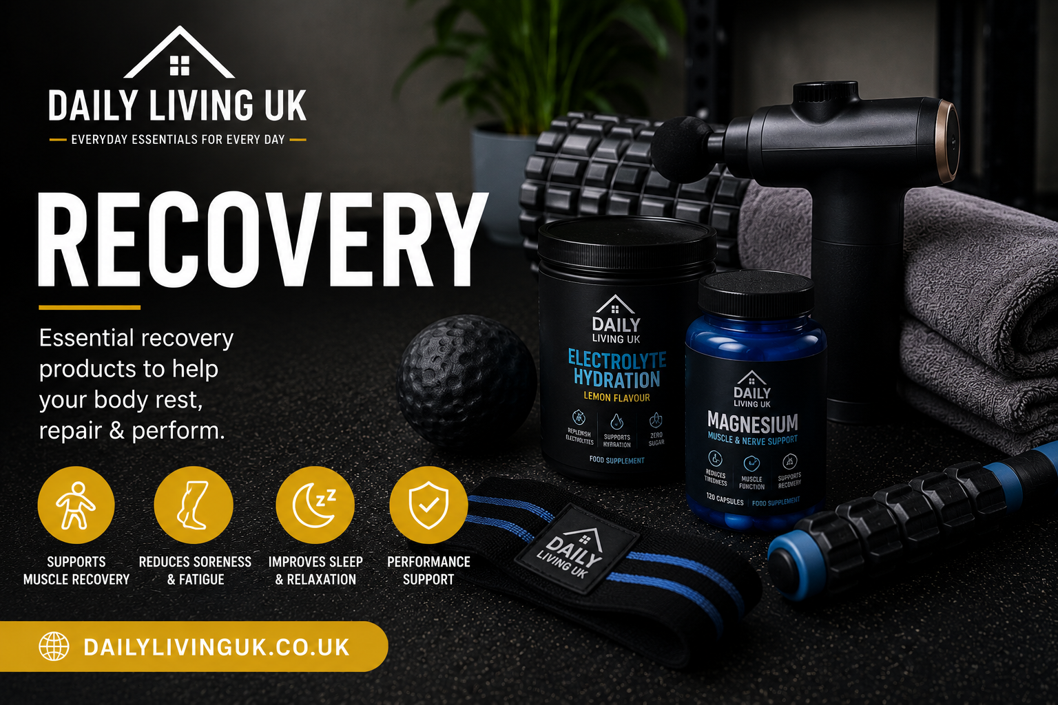 Fitness Recovery Products UK | Muscle & Wellness Essentials