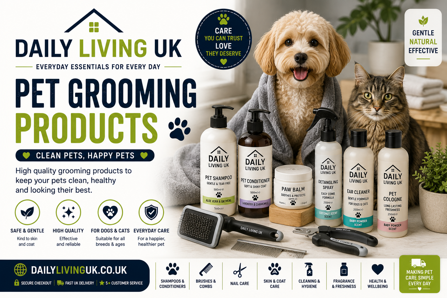 Pet Grooming Products UK | Care Essentials