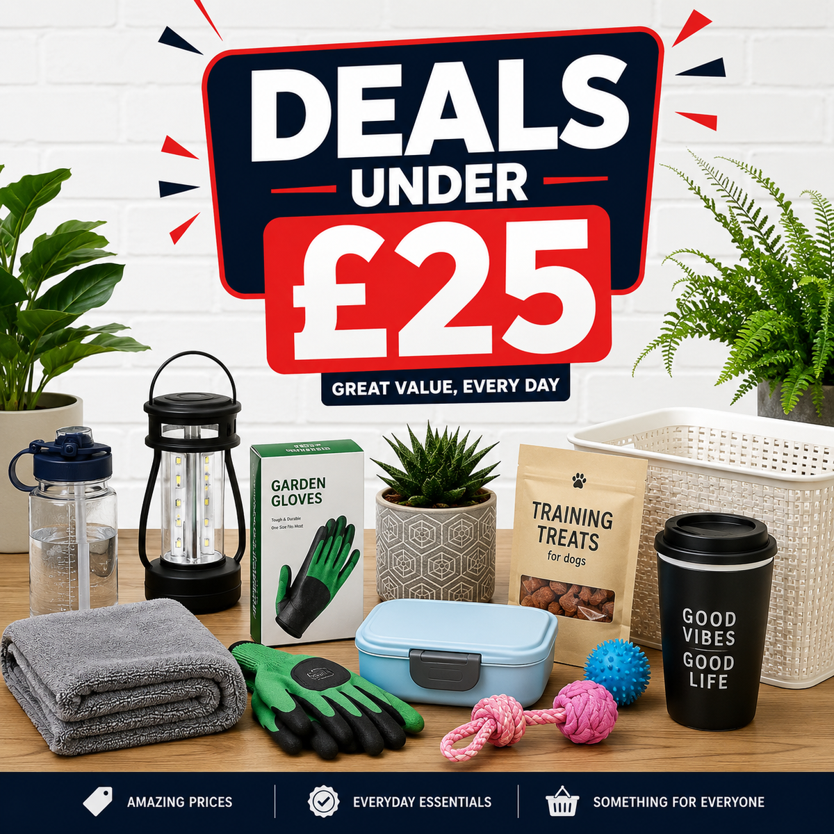 Deals Under £25 | Affordable Home, Garden, Pet & Lifestyle Finds – Daily Living UK
