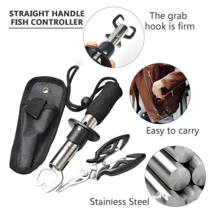 Fishing Gear Fish Lip Stainless Steel Scissors Scissors Fishing Grip Set Pliers Accessory Tool Secondary image