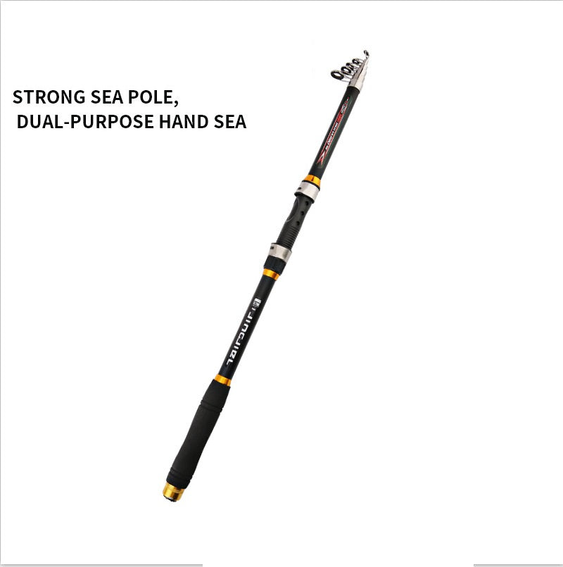 2.1M -3.6M Carp Fishing Rod Feeder Hard FRP Carbon Fiber Telescopic Fishing Rod Fishing Pole Secondary image