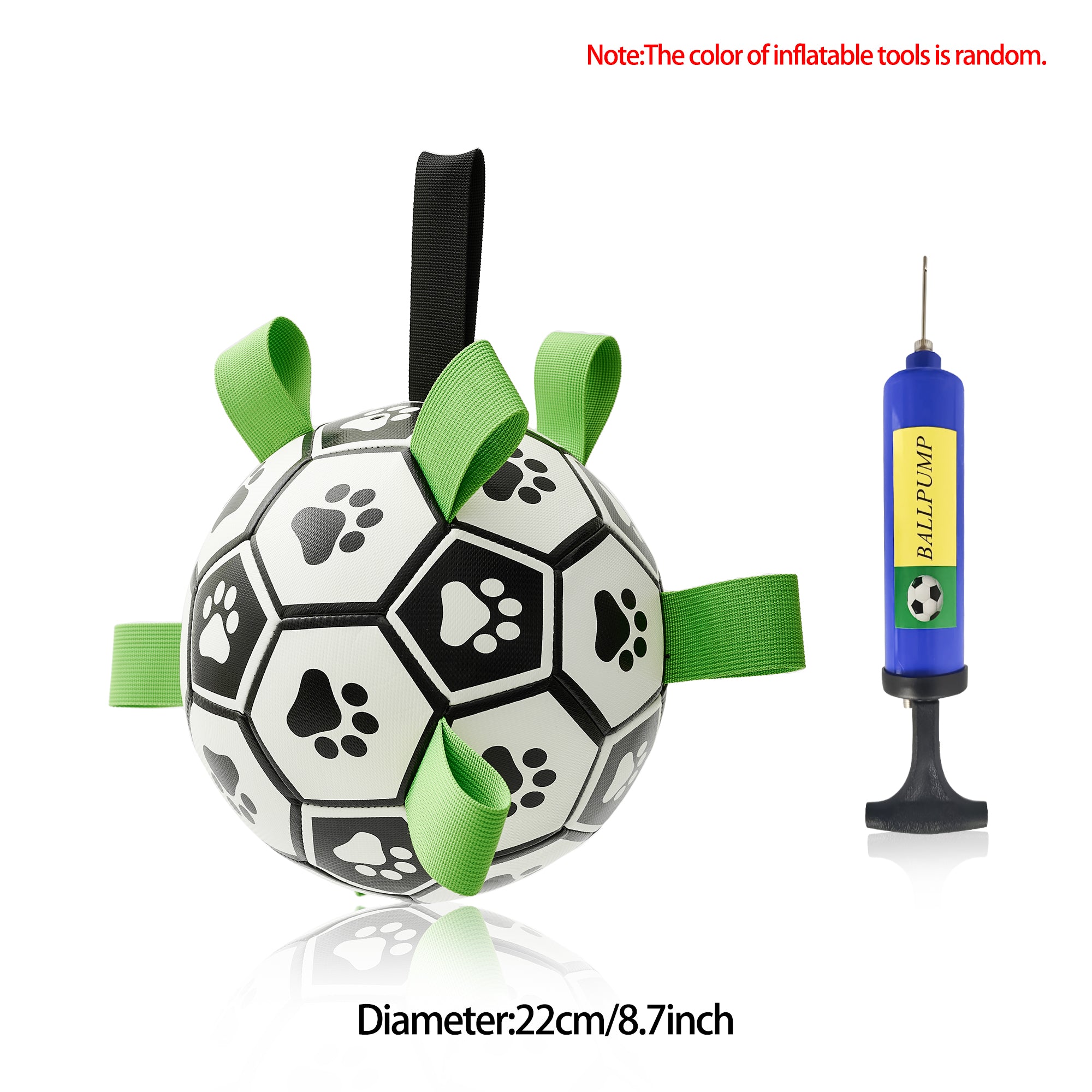 Interactive Dog Football Toy Soccer Ball Inflated Training Toy For Dogs Outdoor Border Collie Balls For Large Dogs Pet Supplies Secondary image