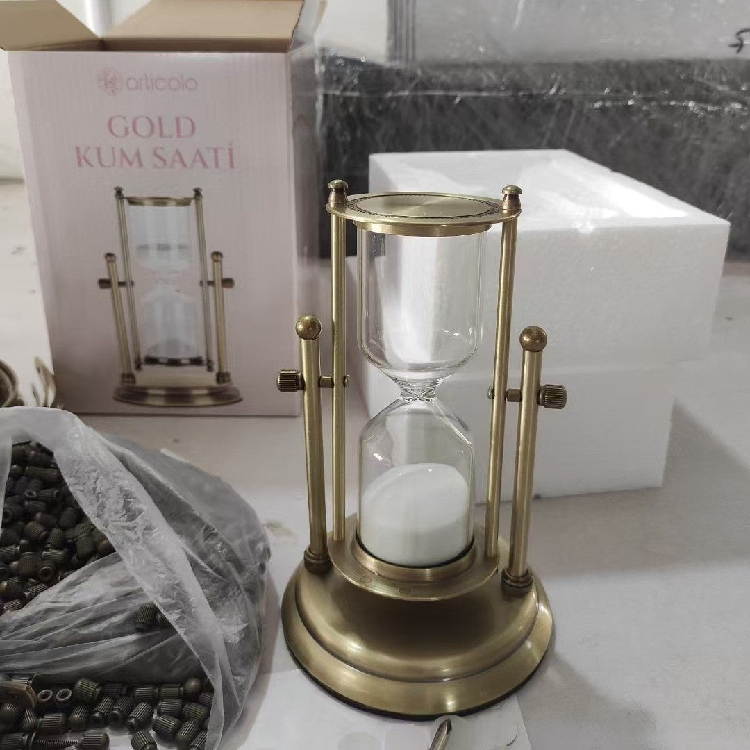 Creative Wooden Hourglass Timer 15 Minutes Desk Study Room Decoration Secondary image