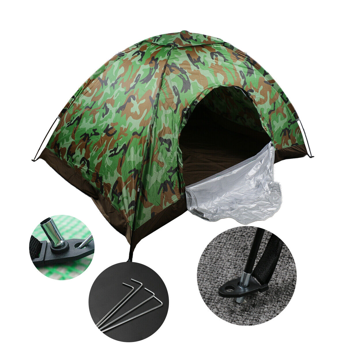 2-3 Man Automatic Instant Double Layer-Up Camping Tent Waterproof Outdoor Secondary image