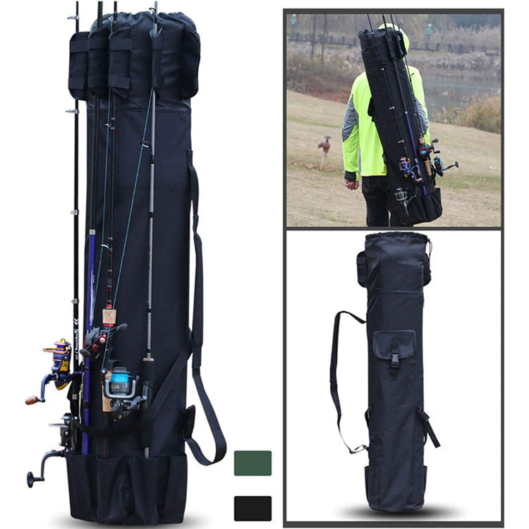 Cylinder Outdoor Fishing Bag Multifunctional Fishing Rod Bag Sea Rod Fishing Gear Storage Bag Secondary image