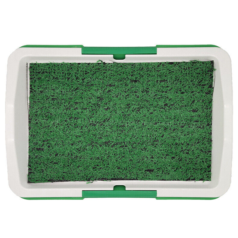 Pet Dog Toilet Mat Indoor Restroom Training Grass Potty Pad Loo Tray Large Puppy Secondary image