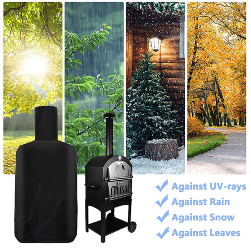 Heavy Duty Outdoor Pizza Oven Cover Bread Oven BBQ Rain Dust Protector-Cover Secondary image
