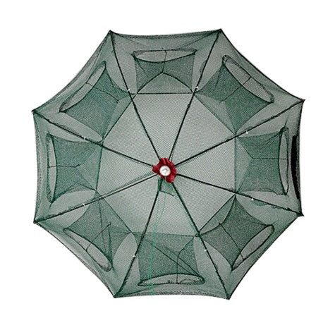 Strengthened 4-20 Holes Automatic Fishing Net Shrimp Cage Nylon Foldable Fish Trap Cast Net Cast Fold Crab Trap Fishing Network Secondary image