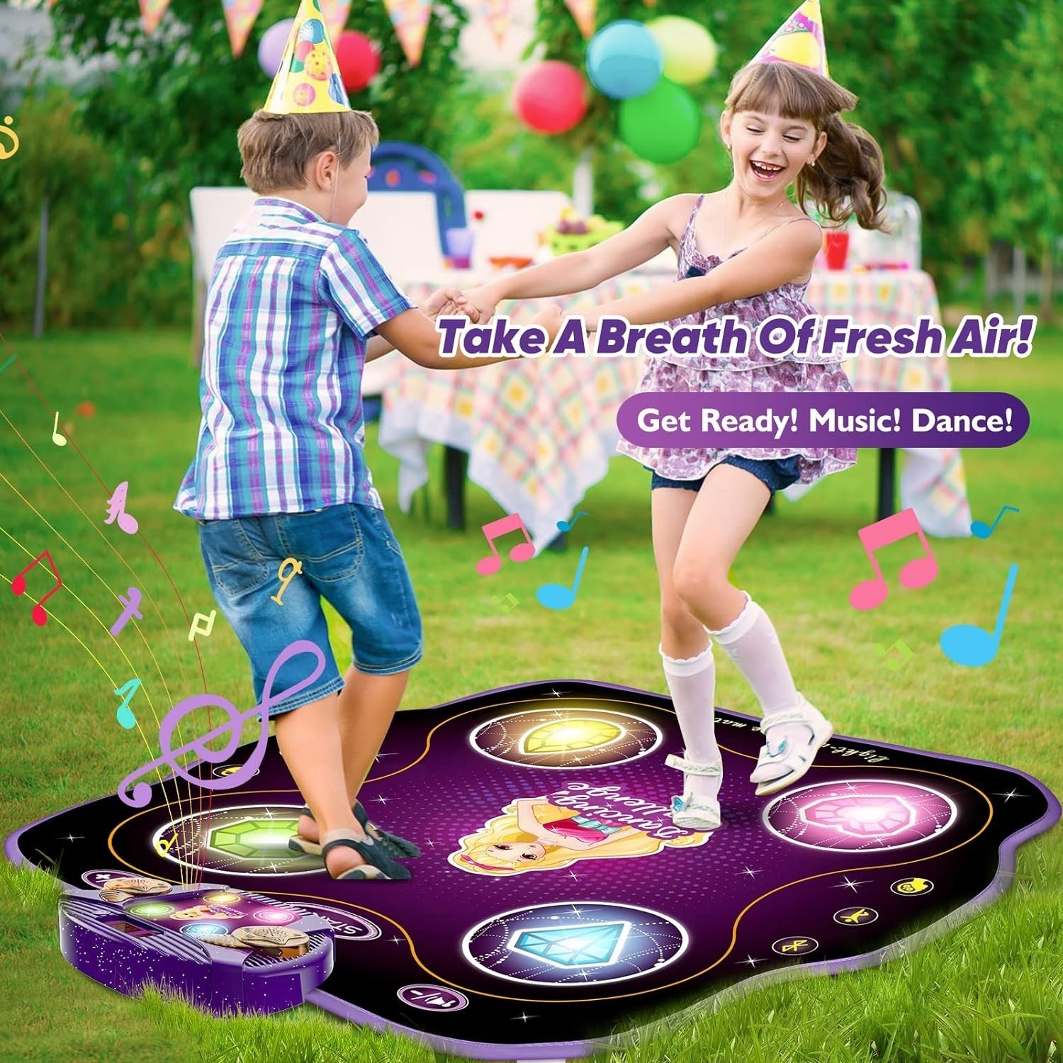 Dance Mat Toys For 3-12 Year Old Kids Electronic Dance Pad Children's Gift UK Secondary image