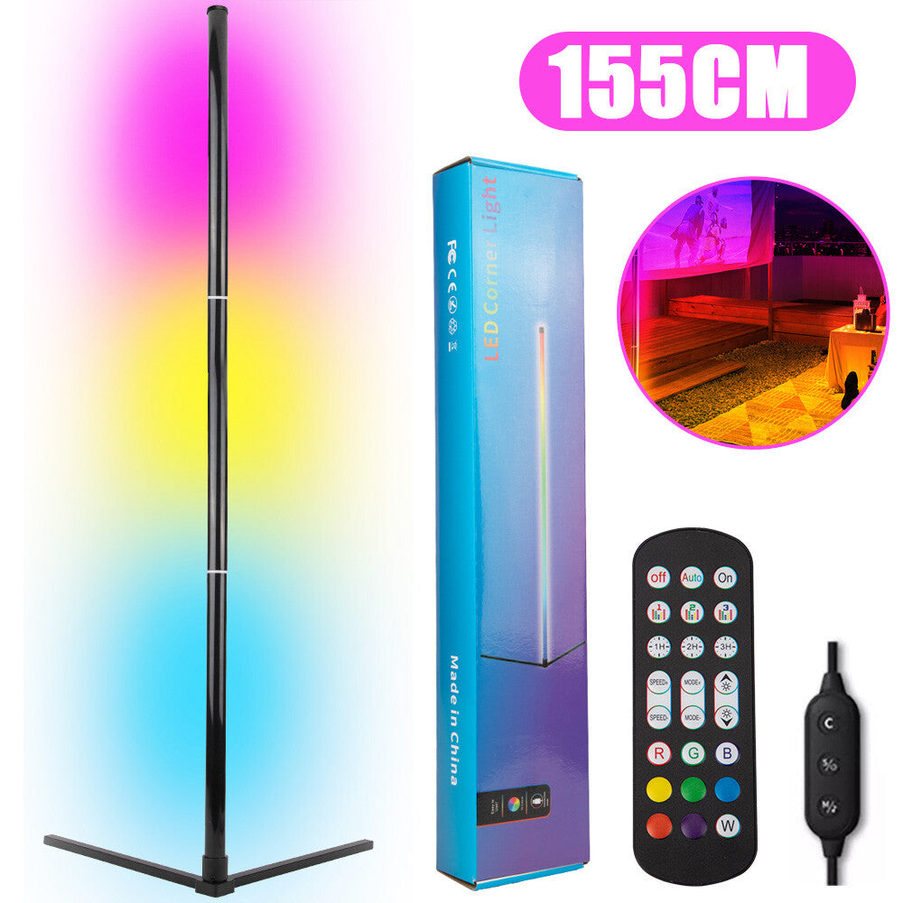 RGB LED Corner Floor Lamp with App & Remote Control Secondary image