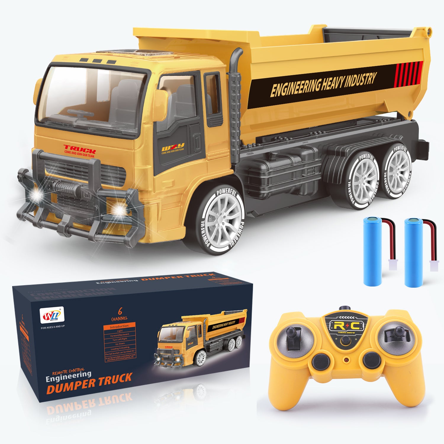 2025 Remote-controlled Engineering Vehicle Toys, Dump Truck Toys,Kids Gifts Secondary image