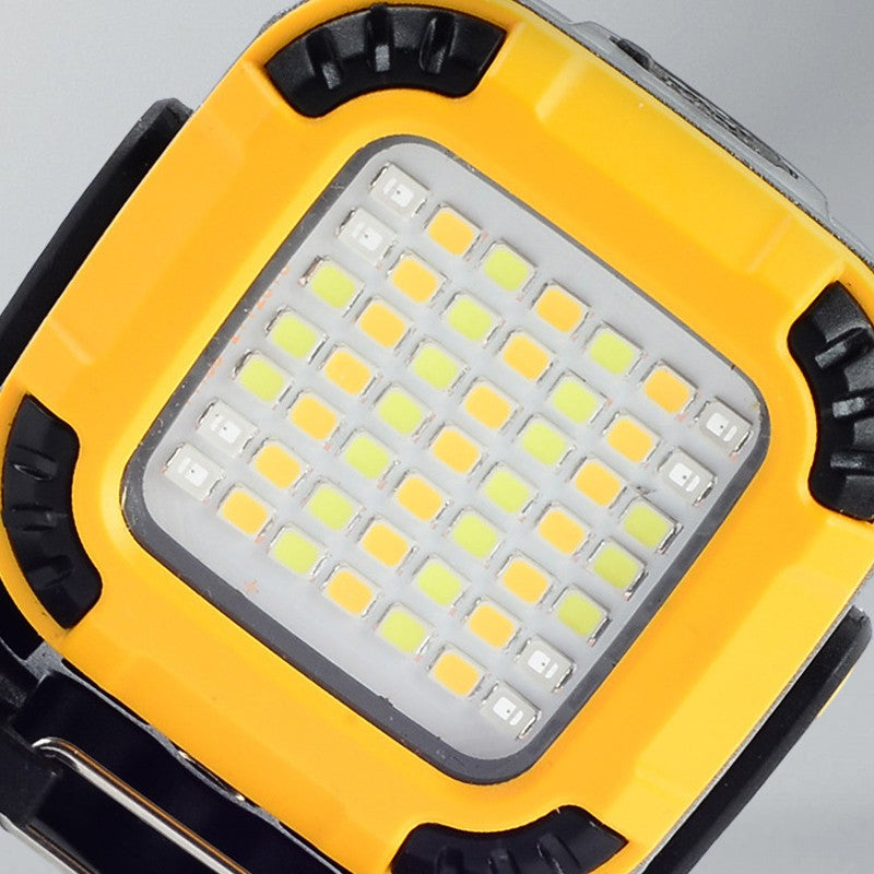 Rechargeable LED Work Light COB Super Bright Floodlight Portable Waterproof Secondary image