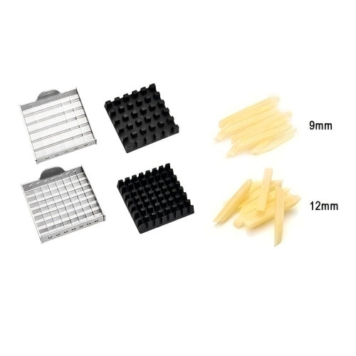 2 Blades Stainless Steel French Fry Cutter Potato Vegetable Slicer Chopper Dicer Secondary image
