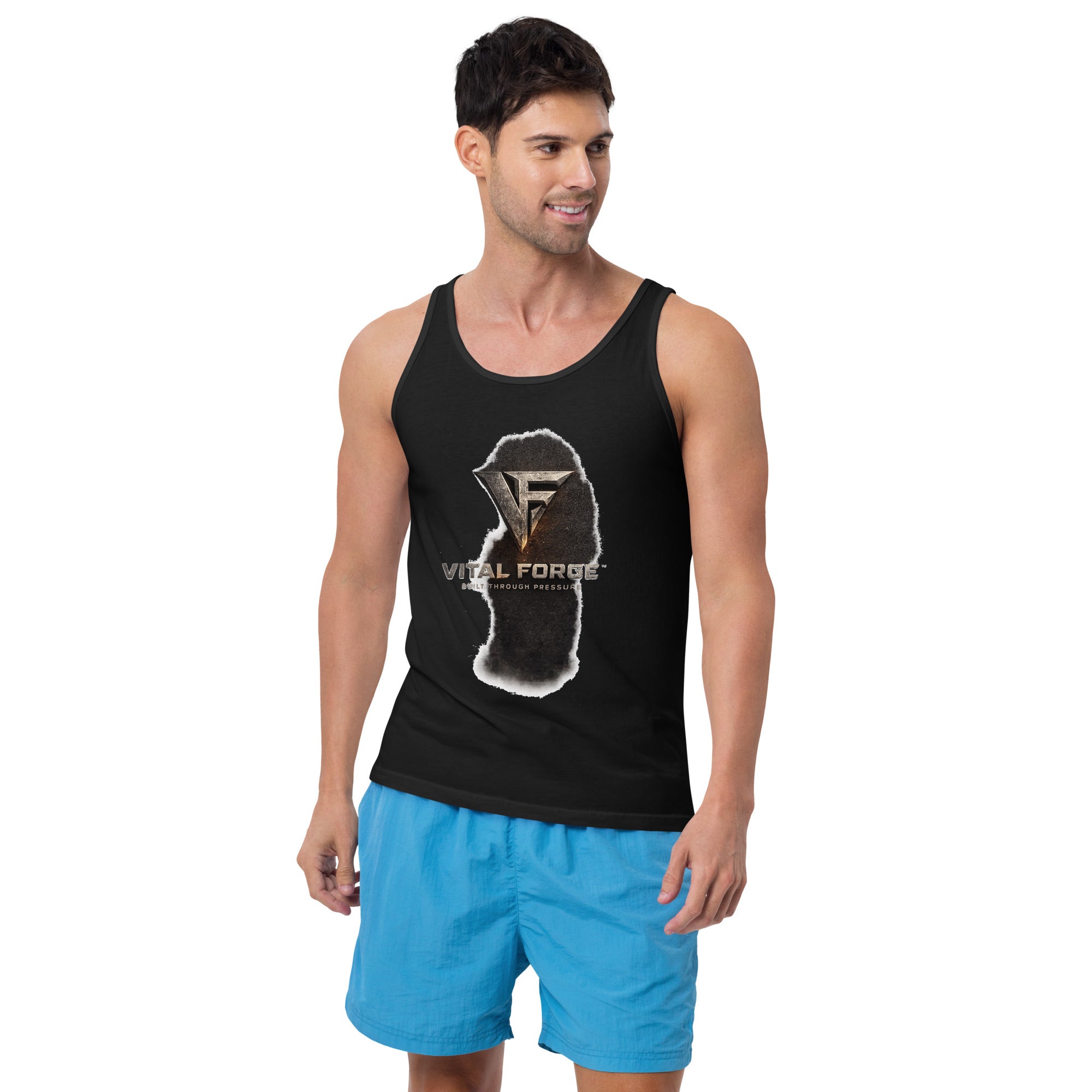 Vital Forge Tank Top | Premium Gym Vest & Bodybuilding Training Wear Secondary image